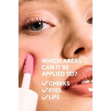 Cream Co. Allık Ruj Göz Farı Glow Tint Baby Pink, Nemlendirici Makyaj, 508 Pastel Pembe, Hyaluronik Asit Peptit