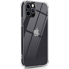 13 Pro Için Kılıf Absorbing Şeffaf [ 13 Pro ile Uyumlu Kılıf - Şeffaf]