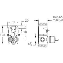 Root Round A41949 Banyo Bataryası, Sıva Altı Grubu