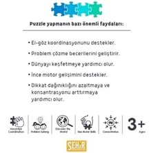 My Lisanslı 35 Parça Çerçeveli 34X24CM Çocuk Puzzle Yapboz Yeni Serisi (Mor)
