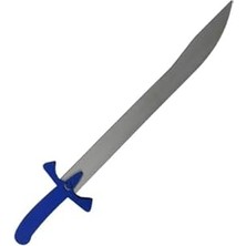 Ahtek Ahşap Oyuncak Silah Seti 2'li, Kaptan Kalkan + Mavi Kılıç ETİCSET031B