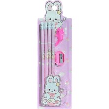 Luminoo Kırtasiye Butik Kalem Seti Sevimli Hayvanlar 10 Prç  - Mini Tavşan Seti