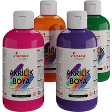Ara Renkler Akrilik Boya 4'lü Set 4X250 gr