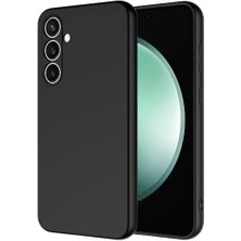 Galaxy S23 Fe Uyumlu Içi Kadife Leke Tutmaz Yumuşak Lansman Kılıf (Siyah)