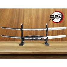 Titrek Toys [100 Cm] Demon Slayer Inosuke Hashibira 2 Li Katana Seti Özel Tasarım