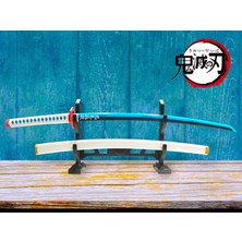 Titrek Toys [100 Cm] Demon Slayer Giyuu Tomioka Özel Tasarım ******* ve Kın Seti