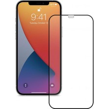 Iphone 12 Pro Max Ile Uyumlu 6d Temperli Ekran Koruyucu Cam Siyah 2 Adet