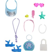 Barbie'nin Moda Aksesuarları Paketi Plaj Aksesuarları GRC13