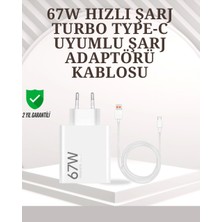 Najmaddin Type-C Uyumlu 67W Turbo Hızlı Şarj Aleti Akıllı Koruma Sistemli