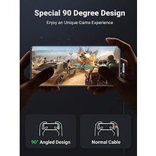 USB To Type-C 90 Derece Şarj ve Data Kablosu 2 Metre