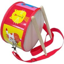 Fisher-Price Midex ORF-TF-14RD Örf Aletleri Askılı Kırmızı Çocuk Davulu