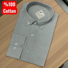 Eren Style Pamuklu Uzun Kollu Tek Cepli Gömlek (Regular Kalıp)