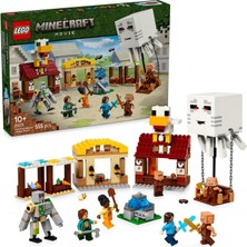 LEGO Minecraft Hortlak Balon Köy Saldırısı 21273-10 Yaş ve Üzeri Çocuklar Için Steve, Dawn, Piglin V