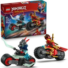 LEGO Ninjago Kai’nin Motosiklet Hız Yarışı 71838-6 Yaş Üzeri Kız ve Erkek Çocuklar Için Kai'nin Yarı