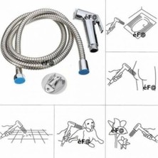 Pusat Sprey El Duşu Kedi Köpek Yıkama Tabancası Seti ve Kedi Köpek Yıkama Tarağı ( Lisinya )