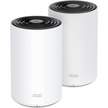Deco PX50 2-Pack, AX3000 + G1500, 1 Ghz Cpu, Powerline/mesh, Yapay Zeka Desteği, Gigabit Portları, 150 Cihaza Kadar Bağlantı, 420 M² 'ye Kadar Kapsama, Powerline Mesh Wifi 6 Sistemi