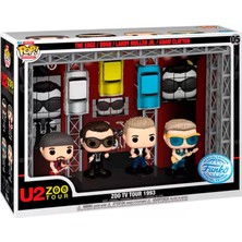 Funko Pop Moment Deluxe: U2 S Hayvanat Bahçesi Tv Turu (1993) Vinil Figürler (2022 Sınırlı Sayıda Öz