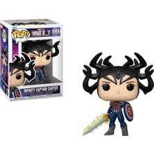 Funko Pop Vinyl: Marvel What If - Infinity Captain Carter - Koleksiyon Vinil Figür - Hediye Fikri -