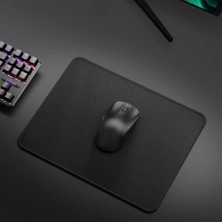 Pro - Dikişli Gaming Mouse Pad Oyuncu Gamer Mouse Pad, Ofis Tipi Mouse Ped, Orta Boy Fare Altlığı, Masa Matı (32X24 cm - M, Siyah)