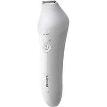 Philips Epilasyon Cihazı, Islak ve Kuru Kablosuz Kullanım, LED Işık, Ekstra Geniş Başlık, Hassas Bölge ve Düzeltme Başlığı, Bikini Tarağı, 7 Aksesuar Dahil, Beyaz Renk, BRE720/05