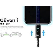 CB6246 PD20W Type-C To Lightning  Göstergeli Şarj Kablosu