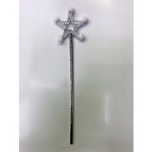 Pusat Yıldız Peri Asası Sihirli Değnek Beyaz Ponponlu - Lisinya