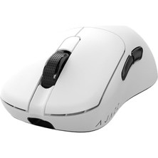 Ajazz AJ179 Nl Near-Link 3 Modlu Kablosuz Oyuncu Mouse 26000 Dpı PAW3395 Sensörlü – 1000Hz Yenileme Hızı, Nearlink Teknolojili, 800MAH Batarya, 100M Tıklama Ömrü (Beyaz)
