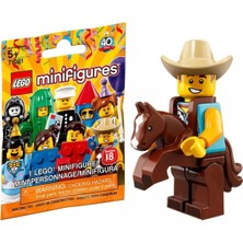 LEGO 71021 Minifigür Seri 18 15 - Cowboy Costume Guy Minifigür 5610015870230