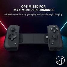 Kishi V2 Için - Evrensel Mobil Oyun Kumandası (Usb-C ile Evrensel Uyum, Uzatılabilir Köprü, Pc ve Konsol Oyunları Akışı, Ergonomik Tasarım, Nexus Uygulaması) Siyah
