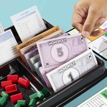 Hasbro Gaming Monopoly Saklama Tepsili ve Daha Büyük Piyonlu Kutu Oyunu