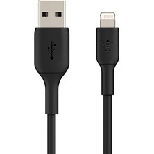 Lightning Kablosu (, Ipad, 'lar Için Boost Charge Lightning - USB Kablosu) Mfi Sertifikalı Şarj Kablosu (1 M, Siyah)