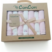 Concon Yenidoğan Bebek 7 Li Ağız Silme Mendili Kutulu %100 Pamuk