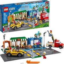 LEGO City Shopping Street 60306 Yapı Kiti; Çocuklar Için Havalı Bina Oyuncağı, Yeni 2021 (533 Parça)