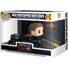 Funko Pop! Rides Super Deluxe: Racing - Max Verstappen With RB20 - Racing - Koleksiyon Vinil Figür -