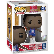 Funko 59373 Pop Nba:efsaneler Magic Johnson(Mavi All Star Uni 1991), Renkli Oyuncak Figür