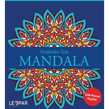 Pusat Yetişkinler Için Mandala - Lacivert