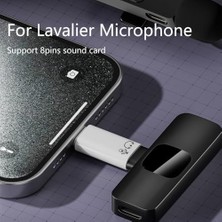 Type C To Lightning Yuva Çevirici Yaka Mikrofonu ile Uyumlu Beyaz Otg Adaptör Otgyz