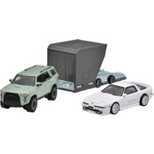 Hot Wheels Premium Team Transport HRV37 Car Culture '18 Toyota 4runner & '89 Toyota Supra