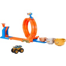 Hot Wheels Monster Trucks Döngü ve Takla Bigfoot Oyun Parkuru Hot Wheels Monster Trucks Döngü ve Tak