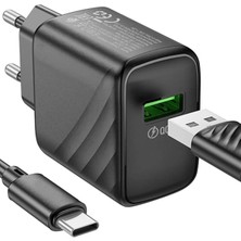 Zipax Omix X3 X4 X5 X6 X7 Type-C 18W 3.0 Qc Hızlı Şarj Aleti Set HOC-CS21A-CC