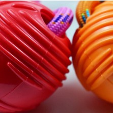 Runaway Yuvarlak Doğal Hasır Saksı Seti (3'lü) Çiçek Desenli İç İçe Geçebilen