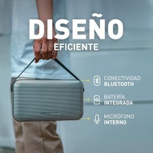 Thonet & Vander Ziegel 30W Rms Taşınabilir Bluetooth Tws 30 Saat Dinleme Süresi Gri Renk