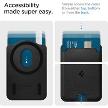 ve Galaxy Magfit Kılıflar ile Uyumlu 3 Kartlı Manyetik Cüzdan Fit Wallet - AFA09208