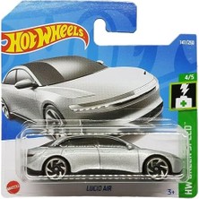 Hot Wheels - Lucid Air - Hw Yeşil Hız 4/5 - HCT24 - Kısa Kart - Gümüş Metalik - Mattel 2022