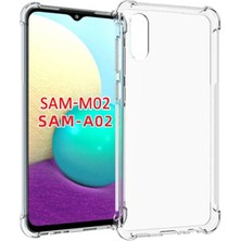 Najmaddin Sm Galaxy A02 - M02 Anti-Drop Shockproof Darbe Emici Silikon Kılıf- 5775 Diğer