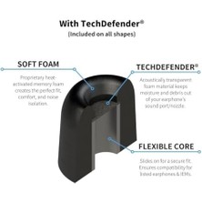 Comply Foam TX-200 Izolasyon Plus Kulaklık Ucu (M) - 3 Çift