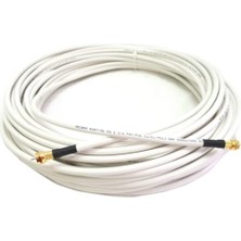 20 Metre Rg6/u4 Full Hd 3D 4K Anten Tv Çanak Uydu Lnb Kablosu 20MT (F Konnektör Takılı Hazır) 20 mt