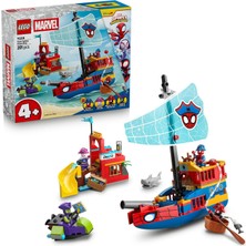 LEGO Marvel Spidey ve Inanılmaz Arkadaşları Spidey Takımı Korsan Gemisi 11208-4 Yaş ve Üzeri Çocukla