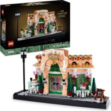 LEGO Fransız Kafe 10362 - Yetişkin Kadın ve Erkekler Için Süslü Koltuklar ve Asılı Saksılar Içeren K