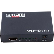 4 Port HDMI Splitter Çoklu Ekran Çoklayıcı Switch 4410